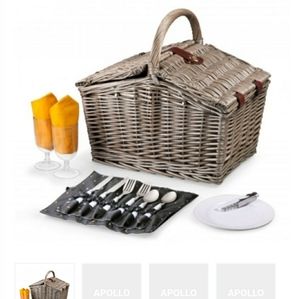 Piccadilly Picnic Basket for two originally $135